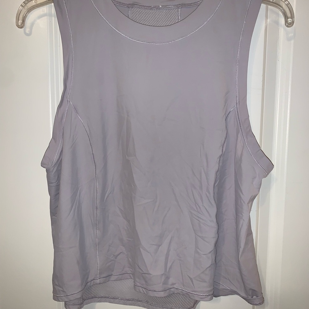 Women's Gray Lululemon tank top